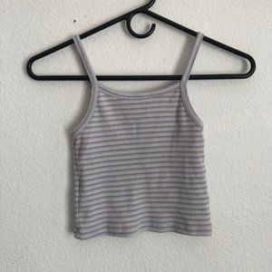 Brandy Melville Striped Crop Top